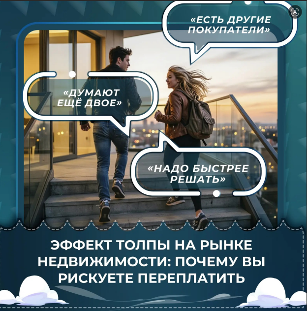 Эффект толпы на рынке недвижимости: почему вы рискуете переплатить