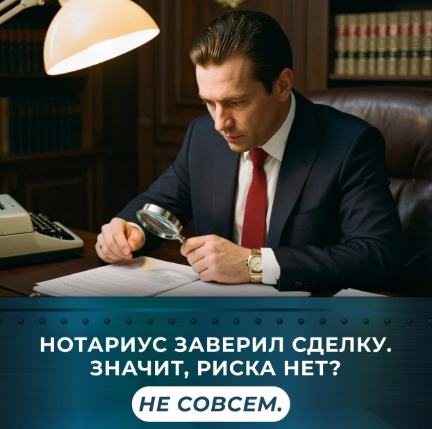 Нотариус заверил сделку. Значит, риска нет?